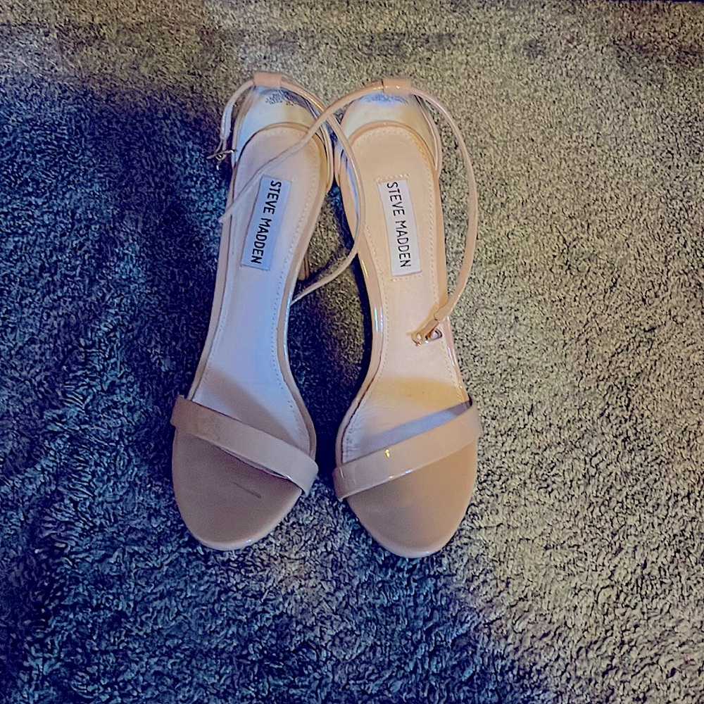 Nude stiletto heels
